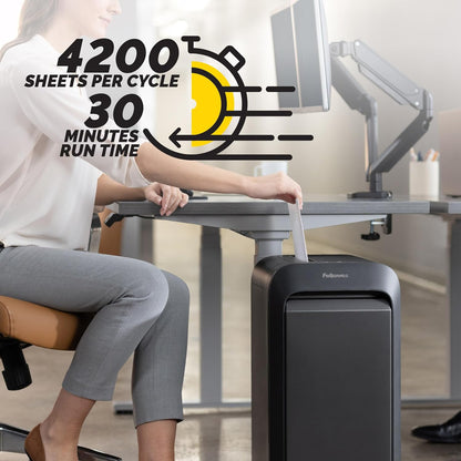 LX22M Powershred Micro Cut 20 Sheet Paper Shredder (Black)
